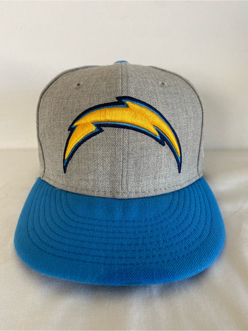 New Era LA Chargers Powder Blue & Gray Snap Back